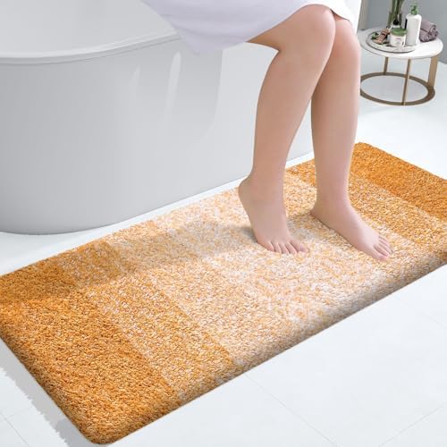 OLANLY Bathroom Runner Rug 44x24, Extra Soft Absorbent Microfiber Bath Rugs by OLANLY