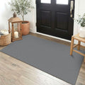 EARTHALL Washable Runner Rug, Non Slip Indoor Doormat, 2x4 Ft, Dark Gray by Unknown