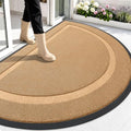 OLANLY Half Circle Front Door Mat Outside 59x34 All-Season Rubber Doormat by OLANLY