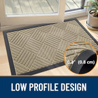 OLANLY Front Door Mat Outside Entrance 47x32, Waterproof Heavy-Duty Doormat - Image 5