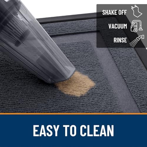 OLANLY Front Door Mat Outside 71x47, All-Season Heavy-Duty Rubber Doormat - Image 6
