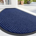 OLANLY Half Circle Front Door Mat 29.5x17, Waterproof Heavy-Duty Doormat by OLANLY