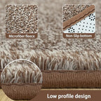 AROGAN 2x6 Runner Rug for Hallway, Long Runner Rugs Non Slip, Matte Brown - Image 6
