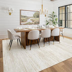 Area Rug 10x12 Living Room Rugs: Washable Modern Rug Large Non-Slip Soft Rugs Stain Resistant Printed Rug Indoor Carpet for Bedroom Dining Room Playroom Home(Beige, 10'x12') - Image 3