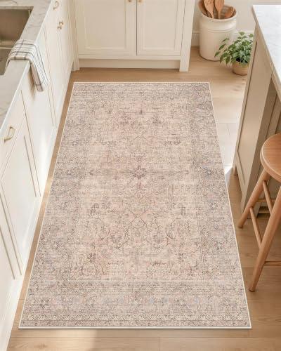 OLANLY 2x4 Washable Accent Rug Non Slip Carpet for Entryway Kitchen Bedside by OLANLY