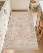 OLANLY 2x4 Washable Accent Rug Non Slip Carpet for Entryway Kitchen Bedside by OLANLY