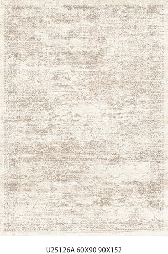 Area Rugs 4x6 Washable Non Slip for Living Room: Cream Beige Soft Low Pile Entryway Rugs Neutral Boho Small 6x4 Carpet for Kitchen Bedroom Bathroom Classroom Foyer Office Indoor Decor by BYYVOORugsforYourHome