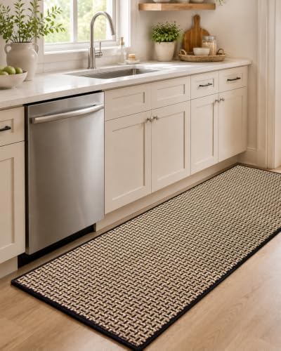 eqivei Kitchen Runner Rug, 24" x 59", Non-Slip Washable Kitchen Floor Mat by Eqivei