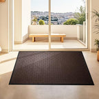 Mibao Front Door Mat Outdoor Entrance, 61.5" x 36" Heavy Duty Welcome Mat for Outdoor and Indoor, Waterproof Dirt Trapper Doormat, Super Absorbent Indoor Entryway Mat for Patio & Porch - Brown by Mibao