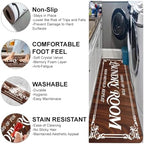 Non-Slip Laundry Room Rug Runner, Farmhouse Washable Laundry Mat - Image 2