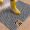 GORILLA GRIP® HydroABSORB Door Mat for Indoor Outdoor Use, 35x23 Gray by GorillaGrip