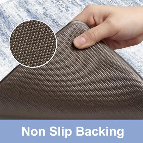 KIMODE Anti Fatigue Mat for Kitchen Floor,Farmhouse Half Circle Kitchen Rug - Image 4