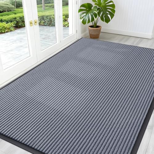 OLANLY Front Door Mat 59x40, Waterproof Heavy-Duty Indoor Outdoor Doormat by OLANLY