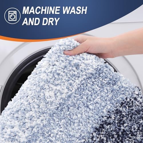 OLANLY Large Bathroom Rugs 50x30, Extra Soft Absorbent Microfiber Bath Rugs - Image 6