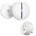 UTOI Wireless Remote Control Outlet Plug, 15A Remote Outlet Switch, 656ft Long Range Wireless Light Switch, Remote Control for Indoor Lights, Household Appliances, Garbage Disposal, Pre-paired, White