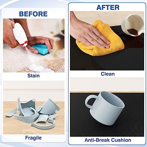 StepRite 1-Inch Kitchen Mats for Floor, 2-Piece Anti-Fatigue Rugs, Black - Image 4