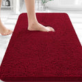OLANLY Small Bathroom Rugs 30x18, Extra Soft Absorbent Chenille Bath Rugs by OLANLY