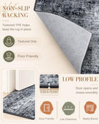OLANLY 3x6 Washable Runner Rug, Soft Non Slip Carpet for Hallway Kitchen - Image 7