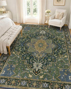 OLANLY 5x7 Washable Area Rugs, Soft Non Slip Carpet for Bedroom Living Room by OLANLY