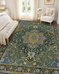 OLANLY 5x8 Washable Area Rug, Soft Non Slip Carpet for Bedroom Living Room by OLANLY
