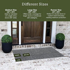 WaterHog Boxwood Front Door Mat Indoor Outdoor Entrance, All-Weather Mats - Image 3