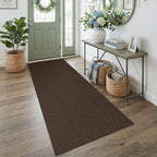 EARTHALL Washable Runner Rug, Non Slip Entry Runner, 3x7 Ft, Brown/Coffee by Unknown