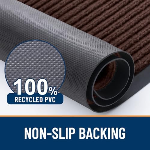 OLANLY 2-Pack Front Door Mats 47x32, Waterproof Heavy-Duty Doormats - Image 3