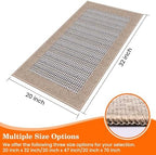 StepRite Kitchen Rugs, Kitchen Mats for Floor, 32"x20" Non-Slip Machine-Washable Kitchen Throw Rug, Absorbent Kitchen Runner Rugs Office, Sink Standing Desk Mat, Decor Carpet, Khaki - Image 2