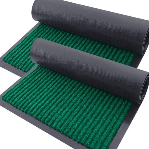 OLANLY 2-Pack Front Door Mats 47x32, Waterproof Heavy-Duty Doormats by OLANLY