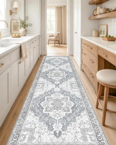 OLANLY 2x8 Washable Runner Rug, Soft Non Slip Carpet for Hallway Kitchen by OLANLY