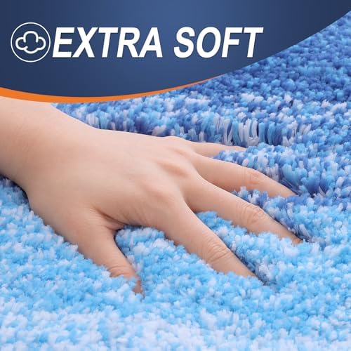 OLANLY Bathroom Runner Rug 40x20, Extra Soft Absorbent Microfiber Bath Rugs - Image 3