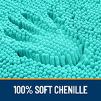 OLANLY Large Bathroom Rugs 40x32, Extra Soft Absorbent Chenille Bath Rugs - Image 3