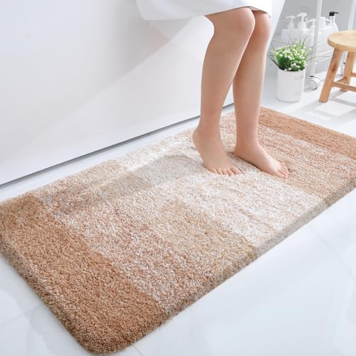 OLANLY Bathroom Runner Rug 45x27, Extra Soft Absorbent Microfiber Bath Rugs by OLANLY