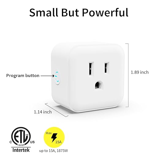 Minoston Zwave Plug Energy Monitor, 800 Series Zwave Outlet, Built-in Repeater Range Extender, Z-Wave Hub Required, Alexa and Google Assistant Compatible (MP21ZP)
