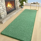 AROGAN 2x8 Runner Rug for Hallway, Long Runner Rugs Non Slip, Matte Green - Image 3
