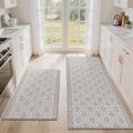COSY HOMEER Kitchen Rugs Sets of 2 Non-Slip Washable,24”x35“+24”X60“ by COSYHOMEER
