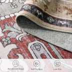 Lofus 5x7 Area Rugs for Living Room and Bedroom, Beige Washable Carpets - Image 4