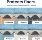 RUGPADUSA - Dual Surface - 5'x8' - 1/2" Thick - Felt + Rubber - Non-Slip Backing Rug Pad - Adds Comfort and Protection - for Hard Surface Floors - Image 7