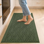 COSY HOMEER Kitchen Rugs 24"x35" Non-Slip Washable Kitchen Mats for Floor by COSYHOMEER