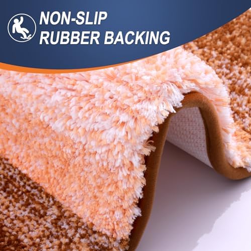 OLANLY Bathroom Runner Rug 59x24, Extra Soft Absorbent Microfiber Bath Rugs - Image 4