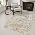 Area Rug Living Room: 3x5 Modern Washable Indoor Soft Carpet Taupe by FXRHLP