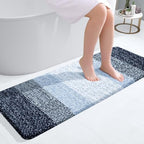 OLANLY Bathroom Runner Rug 47x17, Extra Soft Absorbent Microfiber Bath Rugs by OLANLY