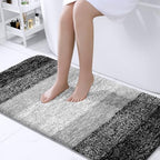 OLANLY Bathroom Runner Rug 47x24, Extra Soft Absorbent Microfiber Bath Rugs by OLANLY