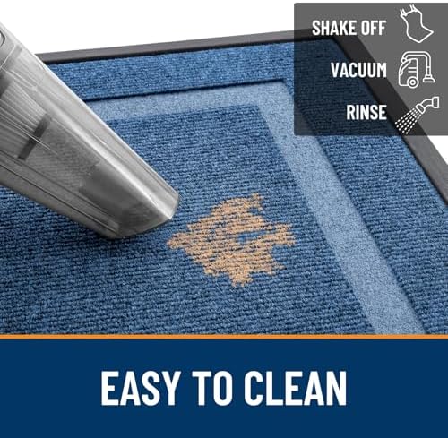 OLANLY Front Door Mat Outside 59x40, All-Season Heavy-Duty Rubber Doormat - Image 6