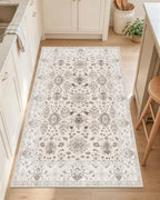 OLANLY 2x4 Washable Accent Rug Non Slip Carpet for Entryway Kitchen Bedside by OLANLY