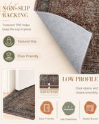 OLANLY 2x3 Washable Small Rug Non Slip Indoor Door Mat for Entryway Bedside - Image 7