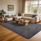 Ophanie Area Rugs 10x12 Living Room, Large Soft Grey Bedroom Carpet - Image 3