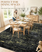 OLANLY 6x9 Washable Area Rug, Soft Non Slip Carpet for Bedroom Living Room - Image 4