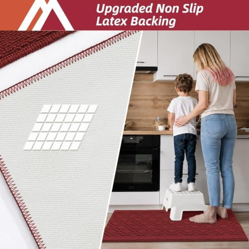 COSY HOMEER Kitchen Rugs and Mats 20"x30" Non Slip Kitchen Mats for Floor - Image 4