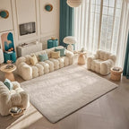 Ophanie 5x7 Area Rugs for Living Room Ivory, Fluffy Shag Large Fuzzy Plush Soft Rug, Shaggy Floor Big Carpets for Bedroom Nursery, Kids Home Decor Aesthetic with Over 99 pcs Pile fibers - Image 5